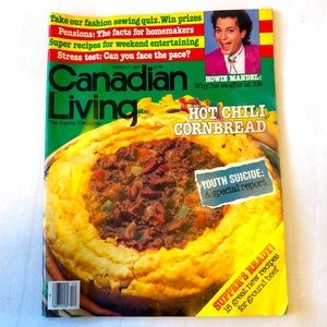 CANADIAN LIVING, MARCH 21,1987. -HOWIE MANDEL VINTAGE Canadiana 134 pages - #226